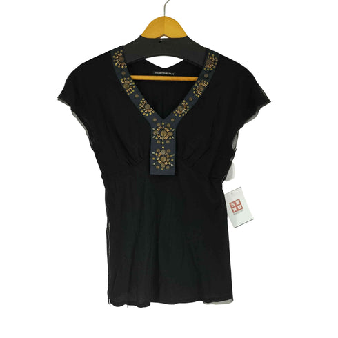 ヴィヴィアンタム VIVIENNE TAM ビジュー加工 S/S ブラウス レディース JPN:1