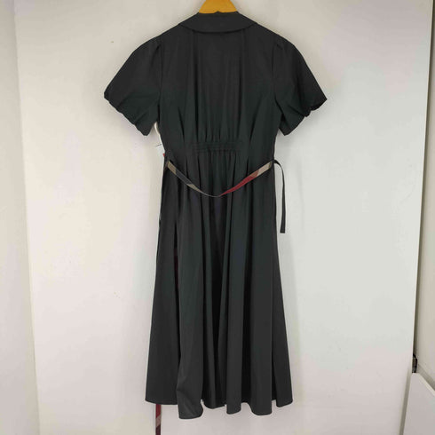 ブルーレーベルクレストブリッジ BLUE LABEL CRESTBRIDGE バルーンスリーブシャツドレス レディース JPN:38
