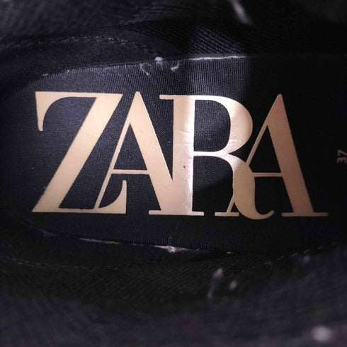 ザラ ZARA ニットソックスブーツ レディース EUR:37