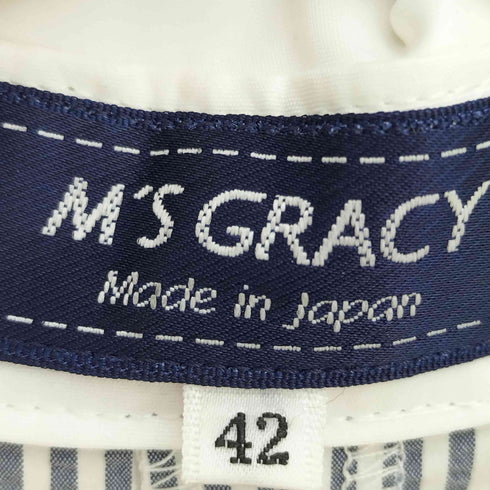 エムズグレイシー Ms GRACY シャツカラーバルーンドレス レディース JPN:42