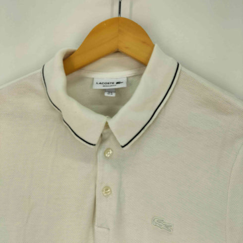 ラコステ LACOSTE REGULAR FIT コットンシルクピケポロシャツ メンズ import:M