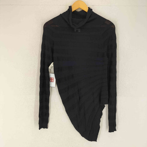 エンポリオアルマーニ EMPORIO ARMANI アシンメトリー メッシュ切替ボーダーニット メンズ 38
