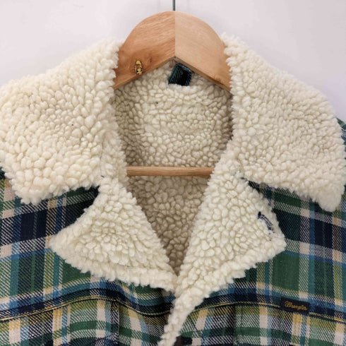 ラングラー Wrangler WRANGE COAT ボア ランチ ジャケット チェック メンズ import:M