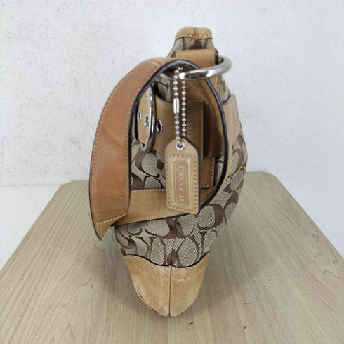 コーチ COACH シグネチャー ベルト装飾 ショルダーバッグ Y2K レディース