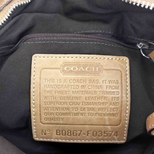 コーチ COACH シグネチャー ベルト装飾 ショルダーバッグ Y2K レディース