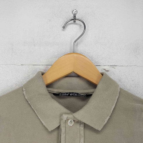 ニールバレット NEIL BARRETT MADE IN ITALY フロント刺繍ポロシャツ メンズ XS