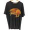 giantボディ 90s USA製 Pushead Flaming Skull Sun T-SHIRT パスヘッド フレーミング スカル サン Tシャツ メンズ import:XL