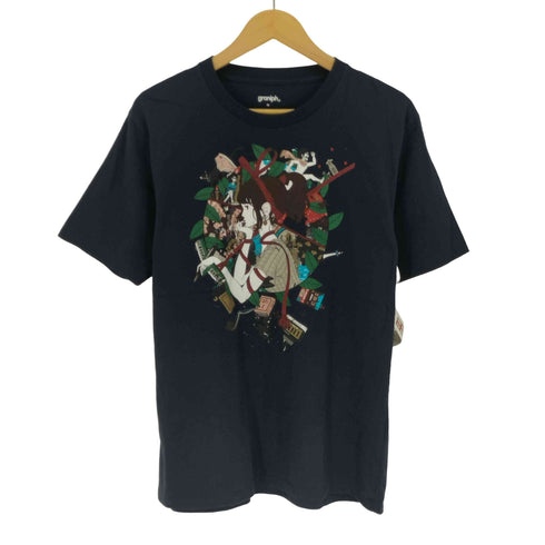 グラニフ graniph イラストレーター コラボ プリント S/S クルーネック Tシャツ メンズ import:M 中村佑介