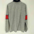 PRINT-ONES 80S USA製 コットン ポリ トロフィー 刺繍 L/S ポロシャツ 裾シングル メンズ import:XL
