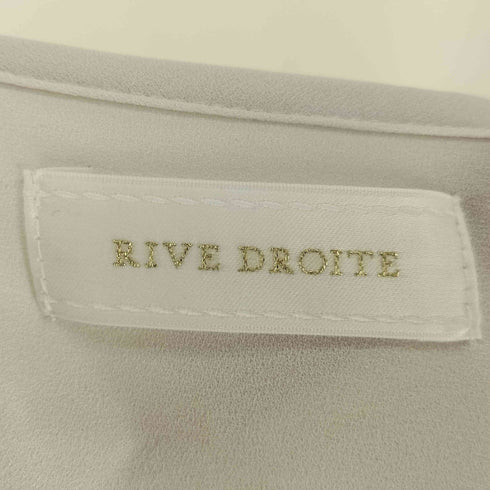 リヴドロワ RIVE DROITE 冷房・日焼け対策 リブ付きジョーゼットドルマンブラウス レディース FREE