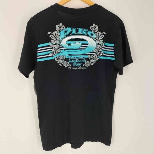 ピコ PIKO 00S ハワイアン 両面 プリント S/S Tシャツ Y2K メンズ import:M