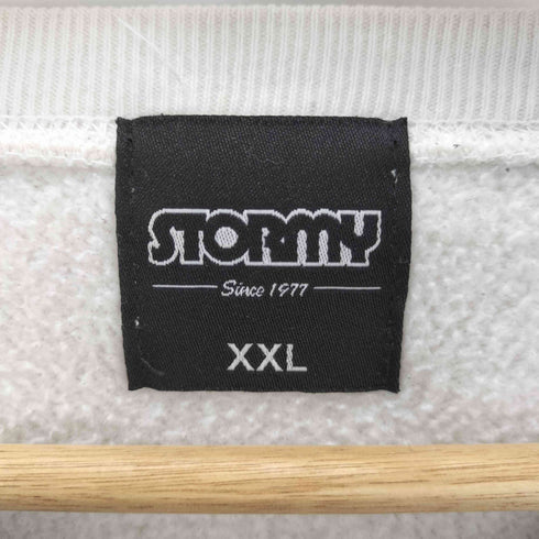ストーミー STORMY 00S ロゴ プリント ヘビーウェイト スウェット トレーナー Y2K SK8 メンズ JPN:XXL