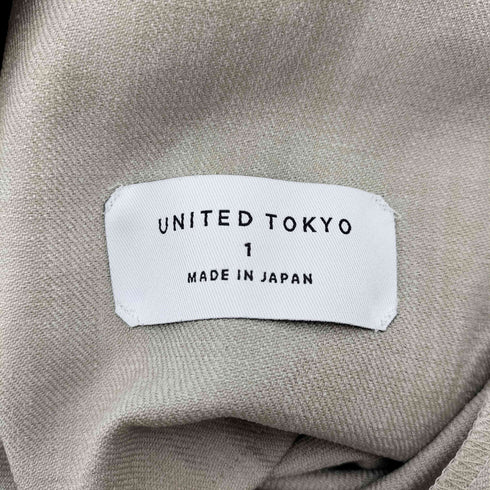 ユナイテッドトウキョウ UNITED TOKYO ウォッシャブル ネオリネンワイドストレートパンツ レディース JPN:1