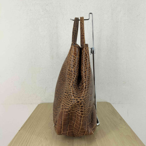 ロンシャン LONGCHAMP クロコ型押し トートバッグ レディース