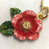 Palnart Poc 花 モチーフ ゴールドネックレス レディース