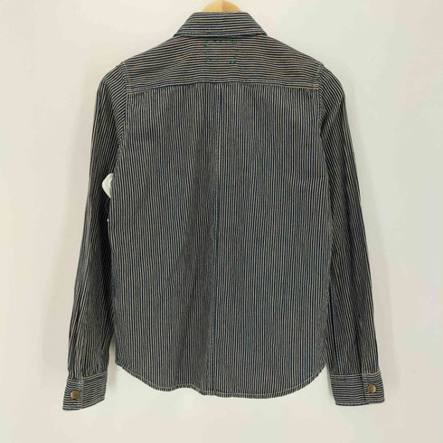ロンハーマンヴィンテージ R.H.VINTAGE ヒッコリーストライプダブルポケットシャツ レディース import:S