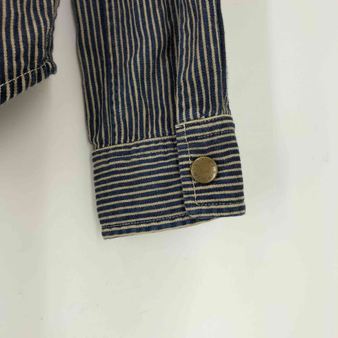 ロンハーマンヴィンテージ R.H.VINTAGE ヒッコリーストライプダブルポケットシャツ レディース import:S