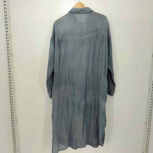 ビアズリー BEARDSLEY 2WAYシフォンデニムシャツワンピース レディース