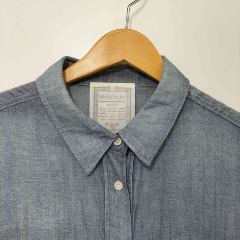 ビアズリー BEARDSLEY 2WAYシフォンデニムシャツワンピース レディース