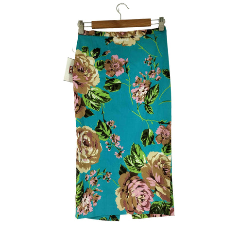 ドルチェアンドガッバーナ DOLCE&GABBANA 花柄プリント レーヨンスカート レディース 26/40