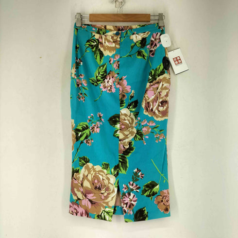 ドルチェアンドガッバーナ DOLCE&GABBANA 花柄プリント レーヨンスカート レディース 26/40