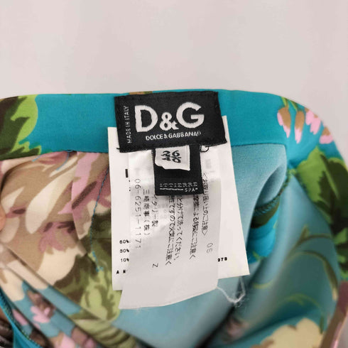 ドルチェアンドガッバーナ DOLCE&GABBANA 花柄プリント レーヨンスカート レディース 26/40