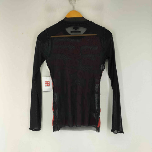 ジャンポールゴルチエフェム Jean Paul GAULTIER FEMME 刺繍デザイン L/S パワーネット レディース EUR:40