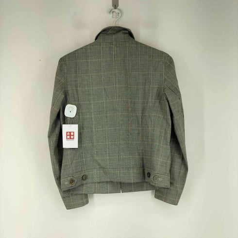 フォーティーナインアヴェニュージュンコシマダ 49AV.Junko Shimada デザイン ウールチェックジャケット レディース JPN:9号