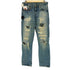 ヒステリックグラマー HYSTERIC GLAMOUR CPR加工デニム スリムストレートパンツ レディース M