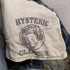 ヒステリックグラマー HYSTERIC GLAMOUR CPR加工デニム スリムストレートパンツ レディース M