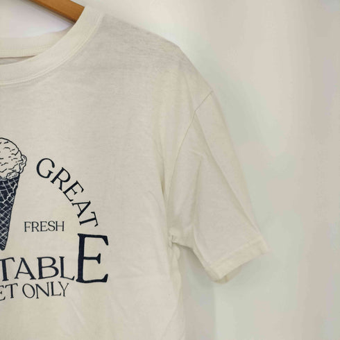 フリークスストア FREAKS STORE 23ss ICECREAM SHOP Tシャツ/アイスクリームショップTシャツ レディース FREE