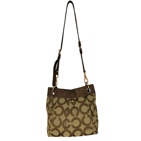 コーチ COACH シグネチャー 2way オプアート ショルダーバッグ signature 2way opart shoulder bag レディース