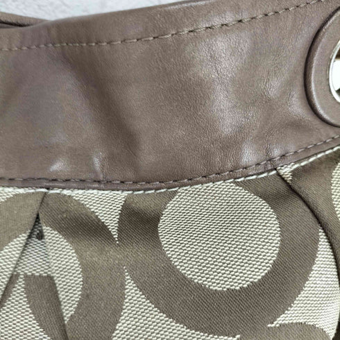 コーチ COACH シグネチャー 2way オプアート ショルダーバッグ signature 2way opart shoulder bag レディース