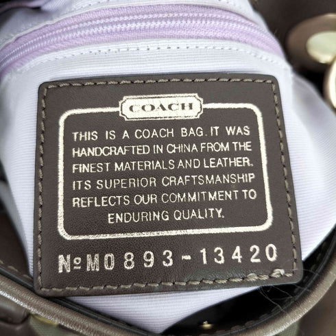 コーチ COACH シグネチャー 2way オプアート ショルダーバッグ signature 2way opart shoulder bag レディース