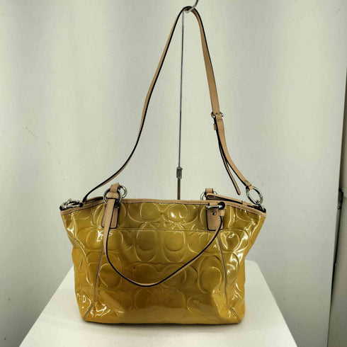 コーチ COACH パテント シグネチャー 2way トートバッグ patent signature 2way tote bag レディース