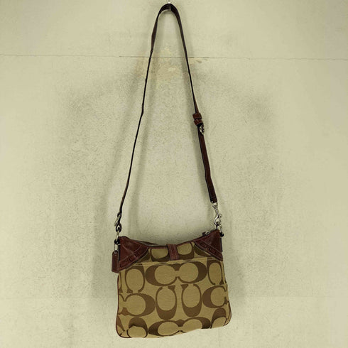 コーチ COACH シグネチャー パイソン ショルダーバッグ signature Python shoulderbag レディース