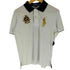 ポロバイラルフローレン Polo by RALPH LAUREN 90S COSTOM FIT エンブレム ビッグポニー刺繍 ナンバリング S/S 鹿の子 ポロシャツ メンズ import:S