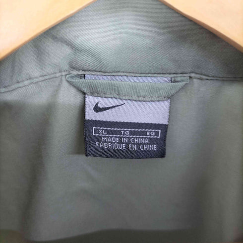 ナイキ NIKE 00S グレータグ スウッシュ刺繍 フードパッカブル ナイロン ジャケット メンズ import:XL
