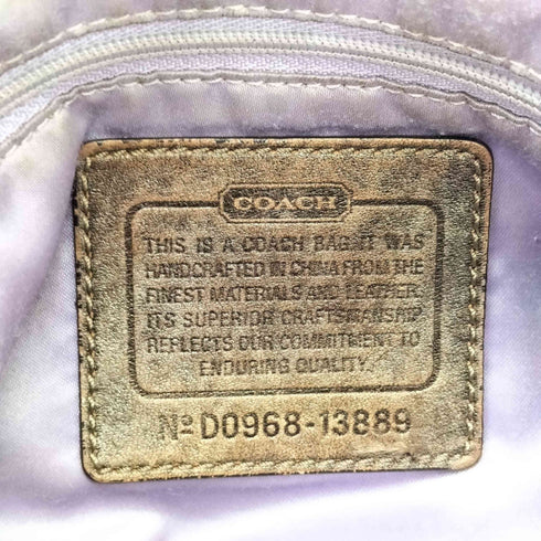 コーチ COACH シグネチャー ショルダーバッグ signature shoulder bag レディース