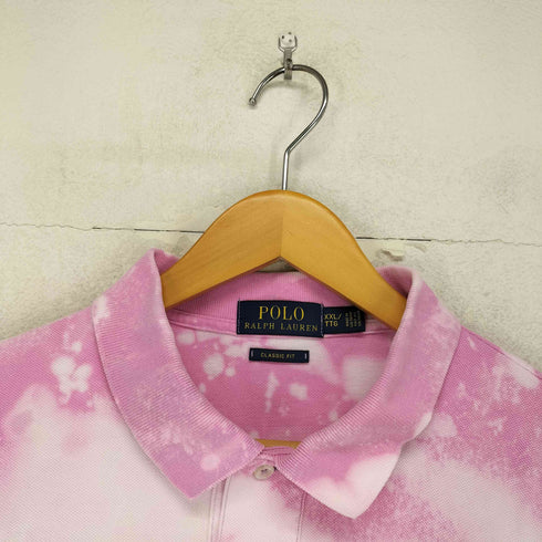 ポロラルフローレン POLO RALPH LAUREN CLASSIC FIT ブリーチデザイン ポロシャツ メンズ JPN:XXL