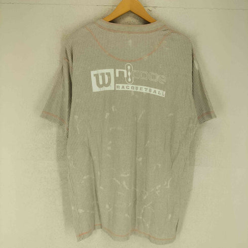 North West Blue 両面プリント S/S ヘンリーネックTシャツ メンズ JPN:L