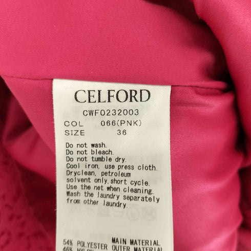 セルフォード CELFORD × YUMI KATSURA ケープ デザイン ドレス オケージョン レディース JPN:36