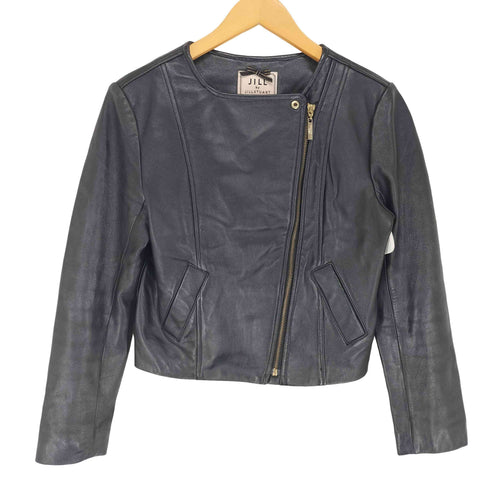 ジルバイジルスチュアート JILL by JILLSTUART lamb leather レザーノーカラージャケット レディース JPN:M