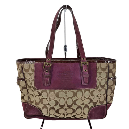 コーチ COACH シグネチャー トートバッグ signature tote bag レディース