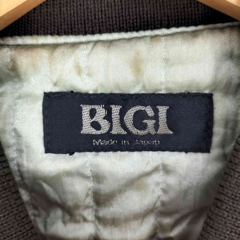 ビギ BIGI 90S シープレザー MA-1型 フライトジャケット メンズ 80L03