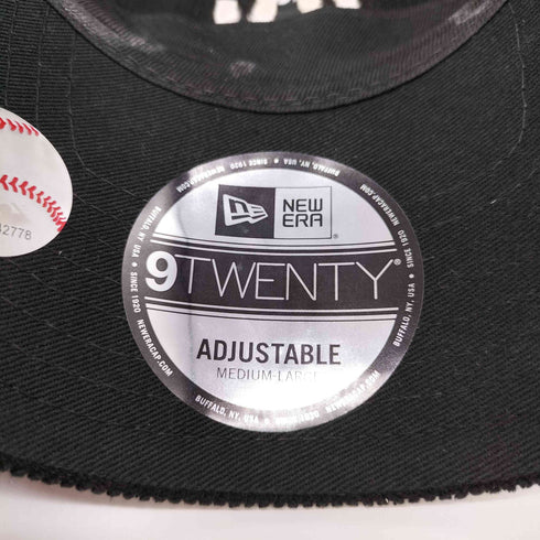 ニューエラ NEW ERA 9TWENTY 野球チームロゴ刺繍 コーデュロイ 6パネルキャップ レディース M