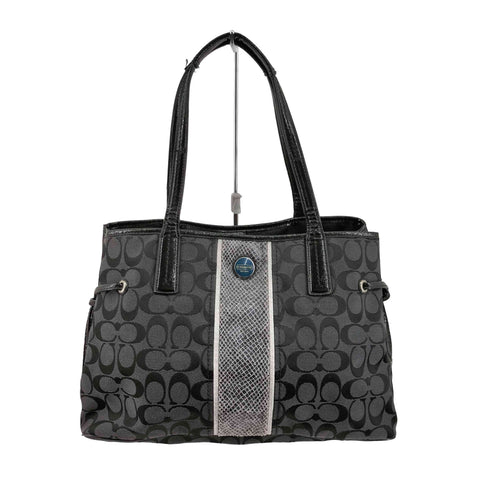 コーチ COACH シグネチャー パイソン柄 トートバッグ signature Python tote bag レディース