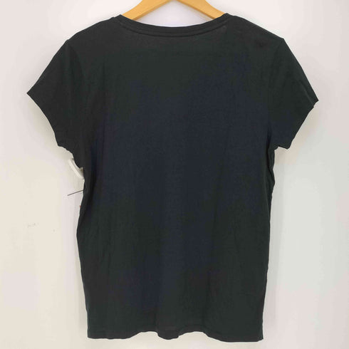 ポロラルフローレン POLO RALPH LAUREN 現行タグ ポニー刺繍 Vネック 半袖Tシャツ レディース import:M