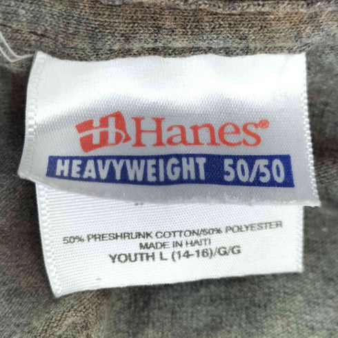 ヘインズ Hanes 両面プリント 両面プリント クルーネックTシャツ タイダイ レディース L 14-16