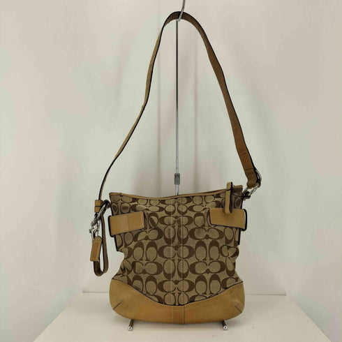 コーチ COACH シグネチャー ショルダーバッグ signature shoulder bag レディース